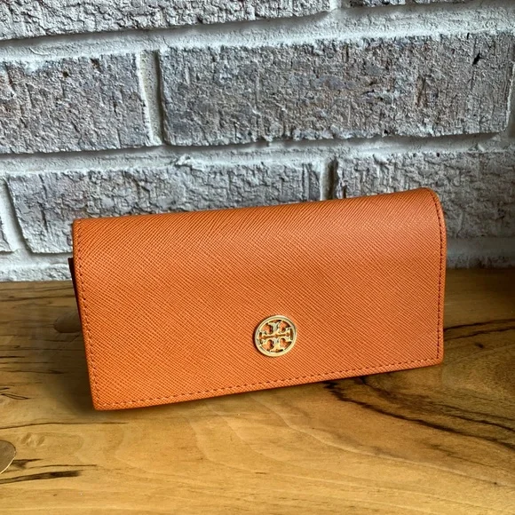 Tory Burch Orange Sunglasses Case - Picture 1 of 6